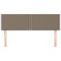 vidaXL Cabeceros 2 unidades tela gris taupe 72x5x78/88 cm vidaXL Cabeceros 2 unidades tela gris taupe 72x5x78/88 cm
