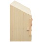 vidaXL Ponedero para gallinas 5 compartimentos madera pino 117x33x54cm vidaXL Ponedero para gallinas 5 compartimentos madera pino 117x33x54cm