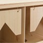 vidaXL Ponedero para gallinas 5 compartimentos madera pino 117x33x54cm vidaXL Ponedero para gallinas 5 compartimentos madera pino 117x33x54cm