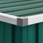 vidaXL Cobertizo de jardín acero galvanizado verde 195x198x159 cm vidaXL Cobertizo de jardín acero galvanizado verde 195x198x159 cm