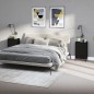 vidaXL Mesitas de noche 2 uds madera contrachapada negro 40x35x70 cm vidaXL Mesitas de noche 2 uds madera contrachapada negro 40x35x70 cm