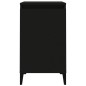 vidaXL Mesitas de noche 2 uds madera contrachapada negro 40x35x70 cm vidaXL Mesitas de noche 2 uds madera contrachapada negro 40x35x70 cm