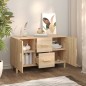 vidaXL Aparador de madera de ingeniería roble Sonoma 100x36x60 cm vidaXL Aparador de madera de ingeniería roble Sonoma 100x36x60 cm