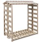 vidaXL Caseta para leña madera de pino impregnada 150x90x176 cm vidaXL Caseta para leña madera de pino impregnada 150x90x176 cm
