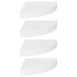 vidaXL Estantes flotantes de pared 4 uds MDF blanco 25x25x3,8 cm vidaXL Estantes flotantes de pared 4 uds MDF blanco 25x25x3,8 cm