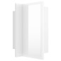vidaXL Armario espejo de baño LED acrílico blanco brillo 40x12x45 cm vidaXL Armario espejo de baño LED acrílico blanco brillo 40x12x45 cm