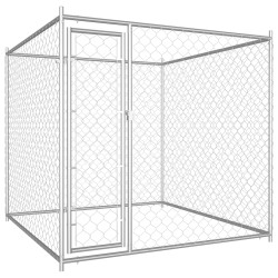 vidaXL Perrera de exterior 193x193x185 cm 