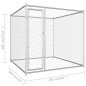 vidaXL Perrera de exterior 193x193x185 cm vidaXL Perrera de exterior 193x193x185 cm