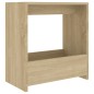 vidaXL Mesa auxiliar de madera contrachapada roble Sonoma 50x26x50 cm vidaXL Mesa auxiliar de madera contrachapada roble Sonoma 50x26x50 cm
