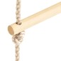 vidaXL Escalera de cuerda para niños madera maciza y PE 30x168 cm vidaXL Escalera de cuerda para niños madera maciza y PE 30x168 cm