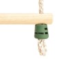 vidaXL Escalera de cuerda para niños madera maciza y PE 30x168 cm vidaXL Escalera de cuerda para niños madera maciza y PE 30x168 cm