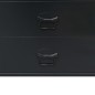 vidaXL Cajonera metálica de estilo industrial 78x40x93 cm negro vidaXL Cajonera metálica de estilo industrial 78x40x93 cm negro