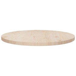 vidaXL Superficie de mesa madera maciza de pino Ø60x2,5 cm