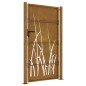 vidaXL Puerta de jardín acero corten diseño hierba 105x180 cm vidaXL Puerta de jardín acero corten diseño hierba 105x180 cm