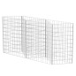 vidaXL Cesta de muro de gaviones acero galvanizado 120x30x100 cm vidaXL Cesta de muro de gaviones acero galvanizado 120x30x100 cm