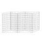 vidaXL Cesta de muro de gaviones acero galvanizado 120x30x100 cm vidaXL Cesta de muro de gaviones acero galvanizado 120x30x100 cm
