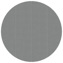 vidaXL Tapiz de suelo piscina geotextil de poliéster gris claro Ø428cm