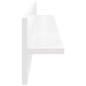 vidaXL Estante de pared 2 uds contrachapado blanco brillo 80x11,5x18cm vidaXL Estante de pared 2 uds contrachapado blanco brillo 80x11,5x18cm