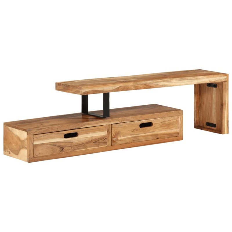 vidaXL Mueble de TV madera maciza de acacia vidaXL Mueble de TV madera maciza de acacia