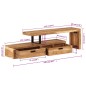 vidaXL Mueble de TV madera maciza de acacia vidaXL Mueble de TV madera maciza de acacia