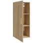 vidaXL Armario de pared madera contrachapada roble sonoma 35x34x90 cm