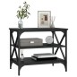 vidaXL Mueble de TV madera contrachapada negro 60x40x50 cm vidaXL Mueble de TV madera contrachapada negro 60x40x50 cm