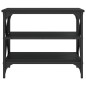 vidaXL Mueble de TV madera contrachapada negro 60x40x50 cm vidaXL Mueble de TV madera contrachapada negro 60x40x50 cm