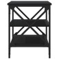 vidaXL Mueble de TV madera contrachapada negro 60x40x50 cm vidaXL Mueble de TV madera contrachapada negro 60x40x50 cm
