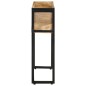 vidaXL Jardinera de madera de mango rugosa 60x20x68 cm