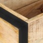 vidaXL Jardinera de madera de mango rugosa 60x20x68 cm