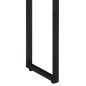 vidaXL Jardinera de madera de mango rugosa 60x20x68 cm