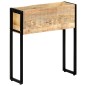 vidaXL Jardinera de madera de mango rugosa 60x20x68 cm