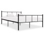 vidaXL Estructura de cama de metal negro 120x200 cm vidaXL Estructura de cama de metal negro 120x200 cm
