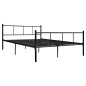 vidaXL Estructura de cama de metal negro 120x200 cm vidaXL Estructura de cama de metal negro 120x200 cm
