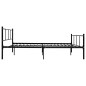 vidaXL Estructura de cama de metal negro 120x200 cm vidaXL Estructura de cama de metal negro 120x200 cm