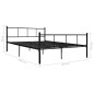 vidaXL Estructura de cama de metal negro 120x200 cm vidaXL Estructura de cama de metal negro 120x200 cm