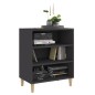 vidaXL Aparador de madera contrachapada gris 57x35x70 cm