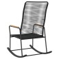 vidaXL Mecedora de jardín ratán PVC negro 59x79,5x104 cm vidaXL Mecedora de jardín ratán PVC negro 59x79,5x104 cm