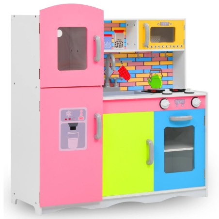 vidaXL Cocinita de juguete MDF multicolor 80x30x85 cm 