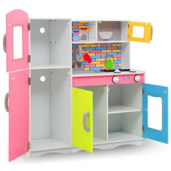 vidaXL Cocinita de juguete MDF multicolor 80x30x85 cm 