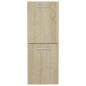 vidaXL Armario de baño madera contrachapada roble Sonoma 30x30x80 cm vidaXL Armario de baño madera contrachapada roble Sonoma 30x30x80 cm