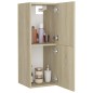 vidaXL Armario de baño madera contrachapada roble Sonoma 30x30x80 cm vidaXL Armario de baño madera contrachapada roble Sonoma 30x30x80 cm