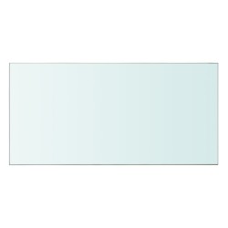 vidaXL Panel de estante vidrio claro 60x30 cm