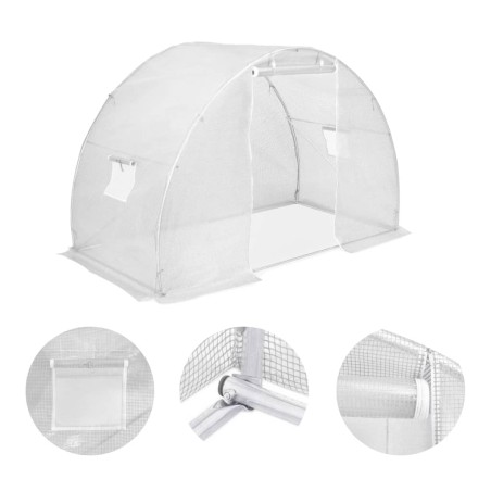 vidaXL Invernadero 4,5 m² 300x150x200 cm