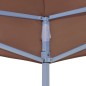 vidaXL Techo de carpa para celebraciones marrón 4x3 m 270 g/m² vidaXL Techo de carpa para celebraciones marrón 4x3 m 270 g/m²