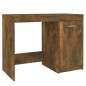 vidaXL Escritorio madera contrachapada roble ahumado 100x50x76 cm vidaXL Escritorio madera contrachapada roble ahumado 100x50x76 cm