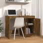 vidaXL Escritorio madera contrachapada roble ahumado 100x50x76 cm vidaXL Escritorio madera contrachapada roble ahumado 100x50x76 cm