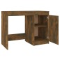 vidaXL Escritorio madera contrachapada roble ahumado 100x50x76 cm vidaXL Escritorio madera contrachapada roble ahumado 100x50x76 cm