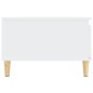 vidaXL Mesa de centro madera contrachapada blanco 55x55x36,5 cm