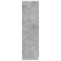 vidaXL Armario de madera contrachapada gris hormigón 80x52x180 cm vidaXL Armario de madera contrachapada gris hormigón 80x52x180 cm